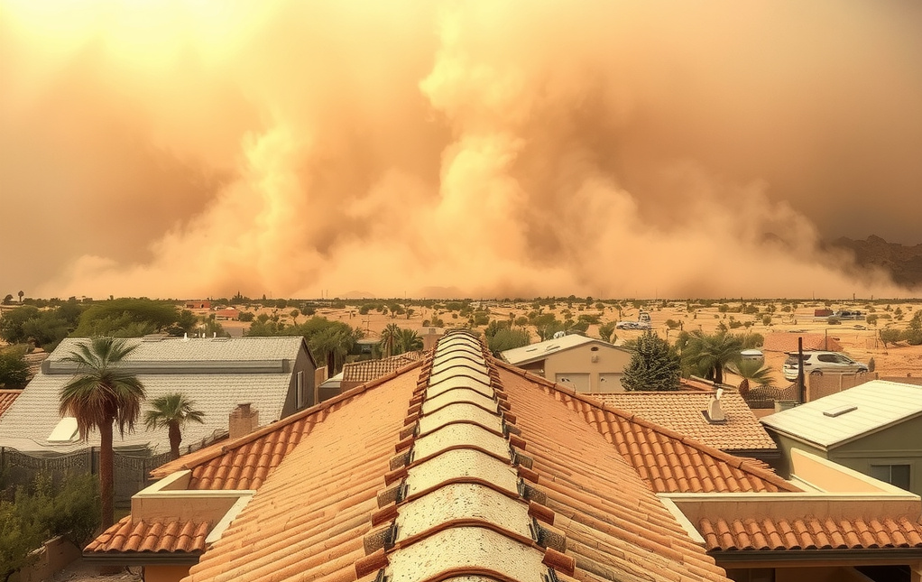 Dust Storm Damage